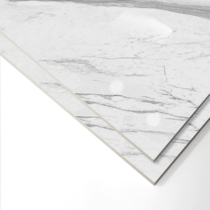 Piastrella in Porcellana Levigata Effetto Marmo Bianco Rettificato 1200x600mm, Superficie Senza Giunture Facile da Pulire per Design d'Interni Moderno - Product Image 4