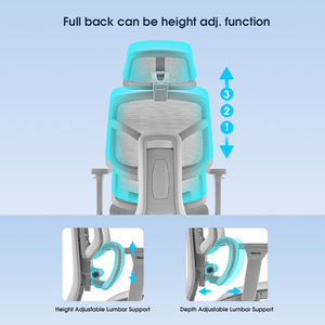Silla de Oficina Ejecutiva Moderna, Ergonómica, Ajustable, Completamente de Malla, para Oficina en Casa - Product Image 4