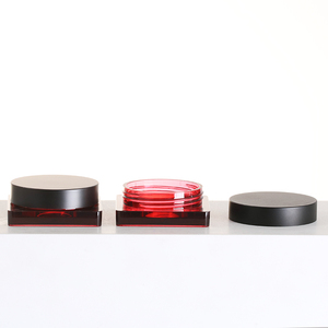 Pot de crème haut en acrylique 5g carré vide Gel Pote Cosmtico Biodegradvel - Product Image 2