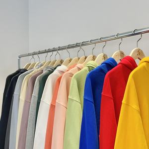 Sweat-shirts à capuche unisexes en molleton épais 100% coton pur, doublés, pour l'automne, écologiques, 330 g/m², personnalisables, vente en gros - Product Image 2