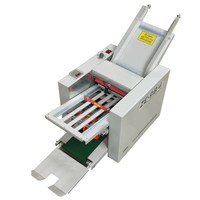 Machine à plier le papier automatique multifonction, fonctionnement facile, vitesse minimale de 80 m/min pour le pliage de dépliants, brochures, manuels d'instructions