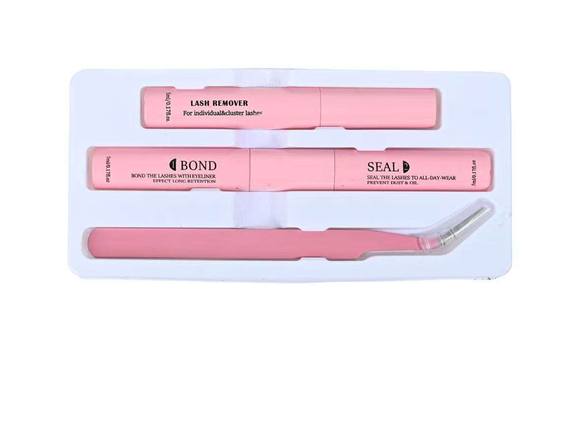 Costume rose avec boîte