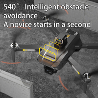 Квадрокоптер P20 с 3-осевой EIS-стабилизацией, 4K камерой, функцией Smart Follow Me, Wi-Fi FPV, бесщеточным двигателем, складной, с защитой от тряски