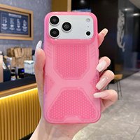 Coque Ultra Mince Rafraîchissante pour iPhone 16 17 18 Pro Max – Toucher Doux, Respirante, Dissipation Thermique, Antichoc, Protection Arrière Respectueuse de la Peau