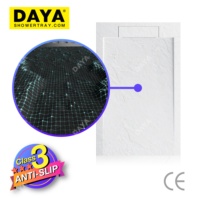 Receveur de douche artificiel de style italien, base de douche walk-in, panneau mural de douche