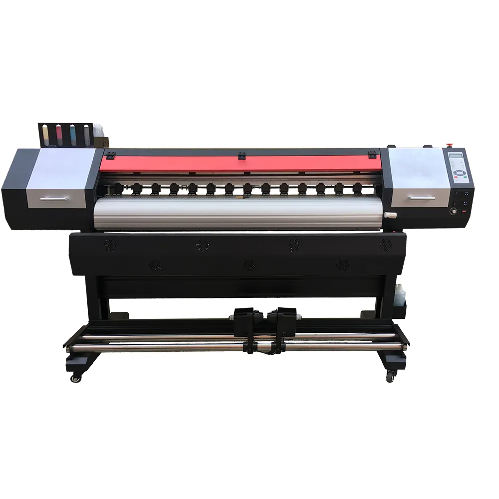 Máquina de impresión digital con adhesivo, dx5, color, digital, tela, banner, impresora, eco solvente, 1,8 m en nigeria