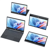 Laptop Yoga 14-Inci Full HD N95 Model Lintas-Batas N97 Langsung dari Pabrik Layar Sentuh 2-in-1 Tablet PC Windows 10/11 Ringan
