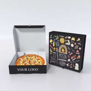 Bán buôn lấy đi tùy chỉnh in bánh Pizza thức ăn nhanh carton bánh pizza bao bì hộp 12inch tùy chỉnh in Kraft Giấy hộp bánh pizza - Product Image 5