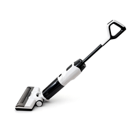 Aspirateur sans fil rechargeable, moteur allemand sans balais, filtre HEPA, autonettoyant, silencieux, léger, pour tapis, aspirateur humide et sec pour la maison