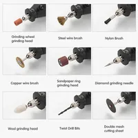 Outil rotatif de gravure 180W à vitesse variable, ensemble d'accessoires de polissage Dremel, outils électriques