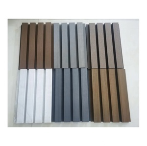 <strong>External</strong> <strong>Cladding</strong> Great Outdoor Plastic Composite Garden <strong>Cladding</strong> Exterior Waterproof Outdoor Fluted WPC <strong>Wall</strong> Panel - Product Image 1