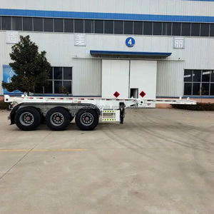 שלדת המכולה המורחבת 20 רגל בגודל 3 4 5 סרס שלד חצי טריילר למכירה בקניה - Product Image 6