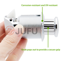 Loquet à bouton poussoir escamotable pour camping-car, caravane, bateau – Verrouillage à bouton-poussoir chaud – Loquet à fermeture par pression