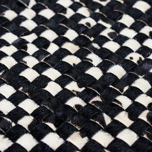 Autentica <span class=keywords><strong>pelliccia</strong></span> di mucca intrecciata in <span class=keywords><strong>vera</strong></span> <span class=keywords><strong>pelliccia</strong></span> su misura - Product Image 2