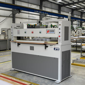 Máquina cortadora de troquel plano hidráulico de cuero, plataforma deslizante, <span class=keywords><strong>troqueladora</strong></span> plana hidráulica para calzado - Product Image 2