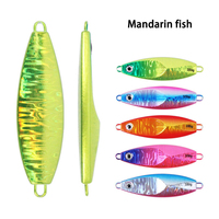 Nouvelle conception 40g 60g 80g 100g Leurre de pêche rigide en métal lesté à chute lente pour la pêche au Snapper, au Thon et au Bar