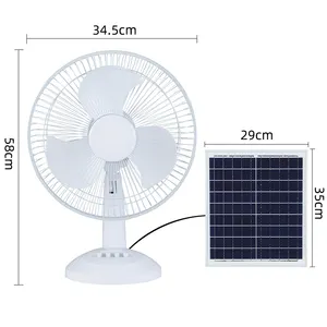 Sıcak satış mekanik güneş elektrikli Fan kaliteli güç bankası 12v DC güneş fanı düşük fiyat 15w güneş fanı