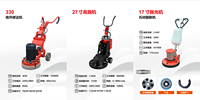 Machine à poncer les sols certifiée CE pour le polissage des surfaces en béton, marbre et granit