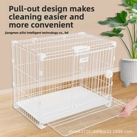 Cage pour animaux de compagnie en fer, pliable, respirante, imperméable, pour chiens, chats, poulets, lapins, installation facile en intérieur, Guangdong, gamme complète DIY