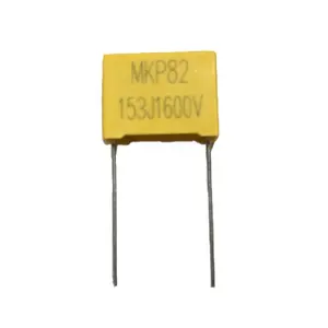 Condensador de resonancia 153J 1600V, condensador de alto voltaje ca 0.015uf, película de polipropileno metalizada, condensador resonante 15nf MKP82