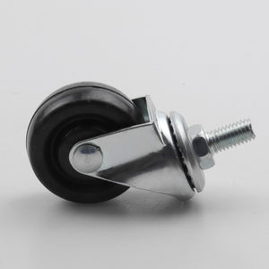 CMCL 50mm kleine Rolle mit Vorbau 2 Zoll Gummi rad für Möbel Voll gummi Schwenk rad - Product Image 2