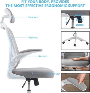 Chaises de <span class=keywords><strong>bureau</strong></span> ergonomiques inclinables en tissu maillé Anji, les plus économiques, <span class=keywords><strong>pour</strong></span> de longues heures de travail, Sillas De Oficina, équipement de <span class=keywords><strong>bureau</strong></span> - Product Image 4