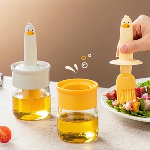 Silicone Oil <b>Brush</b> <b>Bottle</b> With Lid Heat Resistant For Baking BBQ Cooking Pastry Tools - Product Image 4