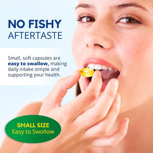Cápsulas Blandas de Aceite de Algas y Omega 3 (EPA y DHA) de Marca Privada para el Apoyo de la Salud Ocular, la Función Cognitiva y la Salud Ósea y Articular - Product Image 4