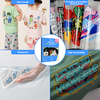 Hot Cold Peel Film Transfer DTF A3 + 13x19 A3 lembar A4 Film Transfer hewan peliharaan DTF untuk Printer DTF Epson L1800 L805