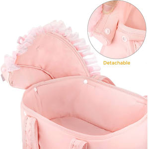 Ensemble <span class=keywords><strong>de</strong></span> berceau pour poupée avec auvent et couverture d'oreiller - Product Image 4