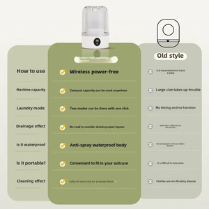 ถังซักผ้าแบบพกพาขนาดเล็กชาร์จไฟได้ชุดชั้นในเดินทางแบบพกพา - Product Image 4