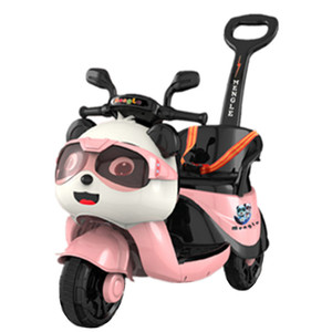 Motocyclettes électriques pour enfants Panda créatives à succès avec musique, télécommandées et à forte capacité de charge - Product Image 1