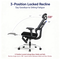 Chaise de bureau ergonomique inclinable réglable, directement de l'usine, échantillon personnalisé disponible, design élégant, excellent rapport qualité-prix, pour l'école