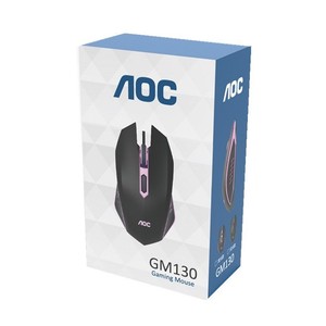 Aoc Gaming <b>Mouse</b> Wired Optical 4D Buttons RGB Backlit Right Hand Ergonomic For Pc Laptop Office Use - Product Image 2