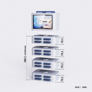 Cách dễ nhất để thuê pin 12 khe cắm thông minh chia sẻ ngân hàng điện trạm với màn hình và <span class=keywords><strong>POS</strong></span> Reader tùy chỉnh - Product Image 5