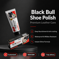 Crema para Zapatos Anti-Moho Black Bull Hei Niu en Tubo, Fácil de Limpiar, 35g, para Todas las Estaciones, Almacenamiento de Zapatos