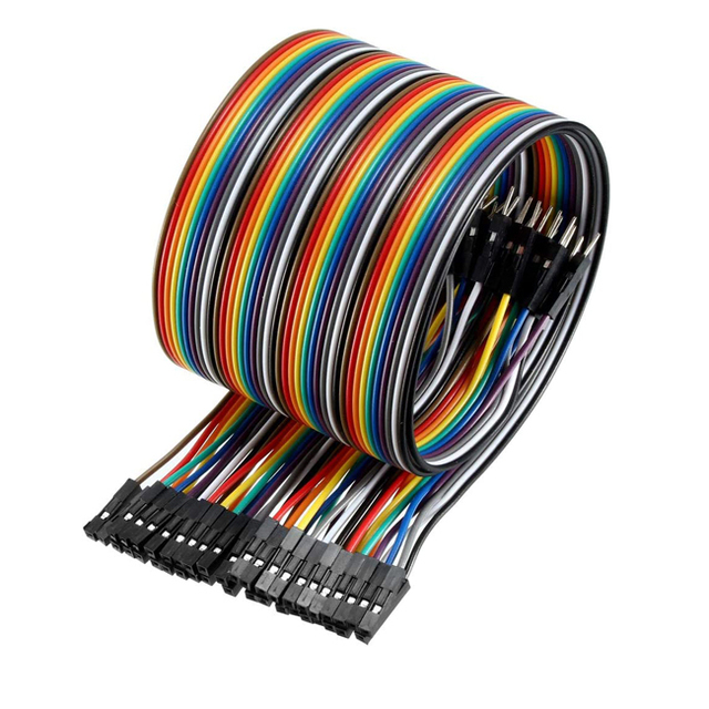 20cm Female-to-Female Dupont Jumper Wire Cable 2.0mm 2.54mm Copper for Breadboard, Prototype Testing and Electronic Projects