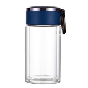 Taza de Vidrio de Doble Pared de Borosilicato, Libre de Plomo, de Alta Calidad, con Tapa, Nuevo Diseño Estético, Taza para Agua para el Hogar, Venta al por Mayor - Product Image 5