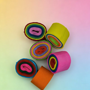 กระดาษเครปแบบเส้นน้ำหนักเบา เหมาะสำหรับตกแต่งหางลูกโป่งและอุปกรณ์ตกแต่งงานปาร์ตี้ - Product Image 3