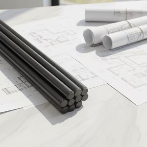 Varillas de Fieltro de Carbono 3K, Surtido de Varios Tamaños, Alta Resistencia, Marca Juli, 5mm de Grosor, para Soportes Industriales, Estructuras de Drones, Proyectos DIY - Product Image 1