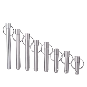 Thép Không Gỉ Kết Thúc Sáng 12Mm Đường Kính Đầu Vai Đôi Bóng Bóng Khóa Phát Hành Nhanh Chóng Pins Kéo Vòng Cho Khác Nhau - Product Image 1