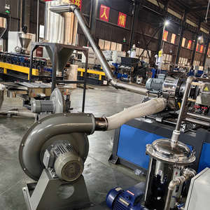 Machine de fabrication de granulés de matériau de câble en PVC, granulateur de fils et câbles électriques, extrudeuse à refroidissement par air, extrudeuse à face de matrice - Product Image 4