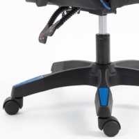 Chaise de jeu pour ordinateur de style racing avec appui-tête en cuir PU, support lombaire, repose-pieds, rotation à 360 degrés - Vente directe d'usine en gros