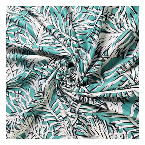 Salida de fábrica Diseño tropical 100% Poliéster Tricot Impreso digital Humedad Secado Ajuste Rápido-Secado Ecológico Ropa deportiva Tela - Product Image 1