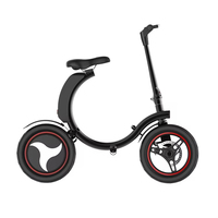 Mini vélo électrique pliable Q1 en alliage d'aluminium, batterie au lithium sans balais 250W 14 pouces 36V, moyeu arrière 3 vitesses, pédale électronique avec application