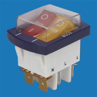 Interrupteur de disjoncteur à bascule Dpdt 5A 10A 15A 16A 20A 25A, interrupteur de protection contre les surcharges thermiques