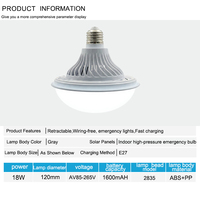 Lampe LED Soucoupe Volante à Télécommande Tactile, Alimentation AC/DC, Lumière du Jour 6000K, Intensité Variable, Garantie 5 Ans, Matériau ABS, Certifications CE/VDE/RoHS