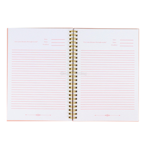 Support Customization Notebook Diary Custom Hardcover Spiral Planner A5 Healthy <strong>Weight</strong> <strong>Loss</strong> Planner Printing Dream Life <strong>Journal</strong> - Product Image 4