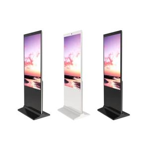 55-Inch Windows Android Ultra-Thin Indoor Digital Signage Touch Screen Kiosk <strong>Totem</strong> Display Advertising Player for Shopping Malls - Product Image 3