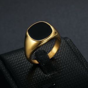yunnique Fashion <b>Rings</b> Geometric Gold Plated Stainless Steel Unisex Jewelry Gift - Product Image 3